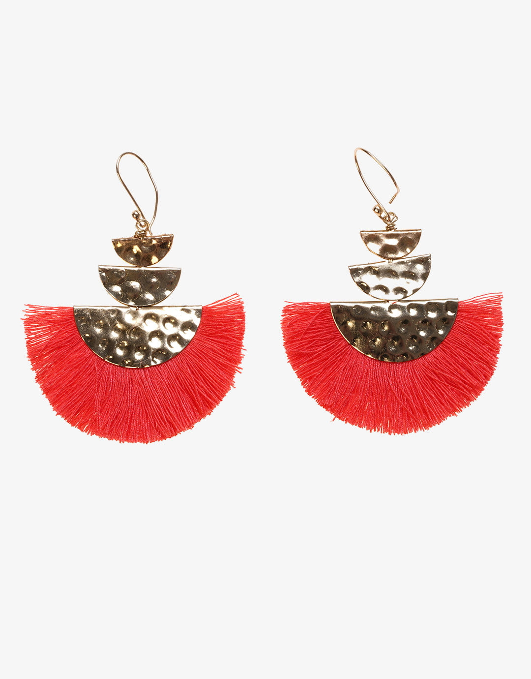 Paparazzi red hot sale fringe earrings