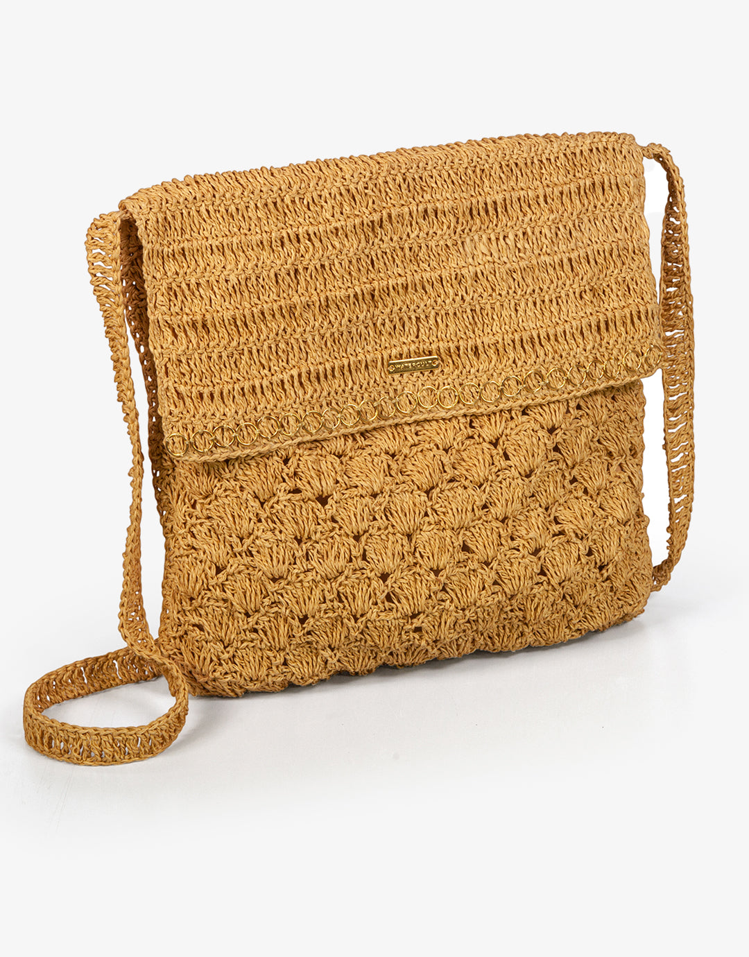 Raffia Shoulder Bag - Natural - Simply Beach UK