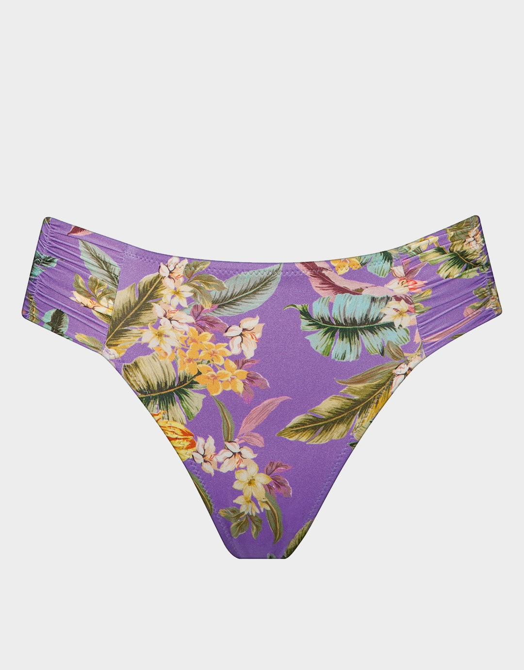 Dreamscape Tropics Regular Ruched Side Pant - Lilac Pastel - Simply Beach UK