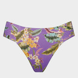 Dreamscape Tropics Regular Ruched Side Pant - Lilac Pastel - Simply Beach UK