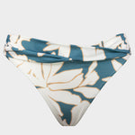 Floral Abstract Twist Front Bikini Pant - Puffy Sky - Simply Beach UK