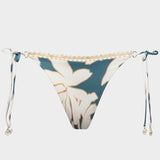 Floral Abstract Tie Side Bikini Pant - Puffy Sky - Simply Beach UK