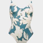 Floral Abstract Swimsuit - Puffy Sky - Simply Beach UK