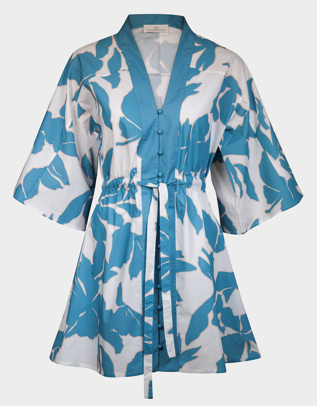 Floral Abstract Mini Kimono - Puffy Sky - Simply Beach UK