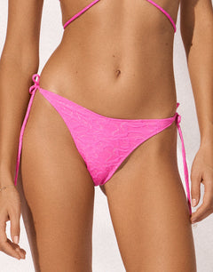 Supernova Tie Side Cheeky Bikini Pant - Superpink - Simply Beach UK