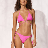 Supernova Strappy Triangle Bikini Top - Superpink - Simply Beach UK