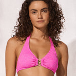 Supernova Halter Bikini Top - Superpink - Simply Beach UK