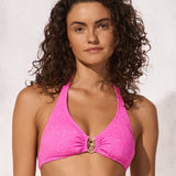 Supernova Halter Bikini Top - Superpink - Simply Beach UK