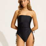 Palermo DD Bandeau Swimsuit - Black - Simply Beach UK