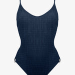 Solid Crush Swimsuit - Night Blue - Simply Beach UK