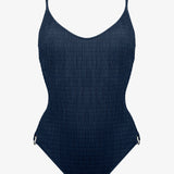 Solid Crush Swimsuit - Night Blue - Simply Beach UK