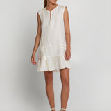 Roots Mini Dress - Natural and Champagne - Simply Beach UK