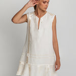 Roots Mini Dress - Natural and Champagne - Simply Beach UK