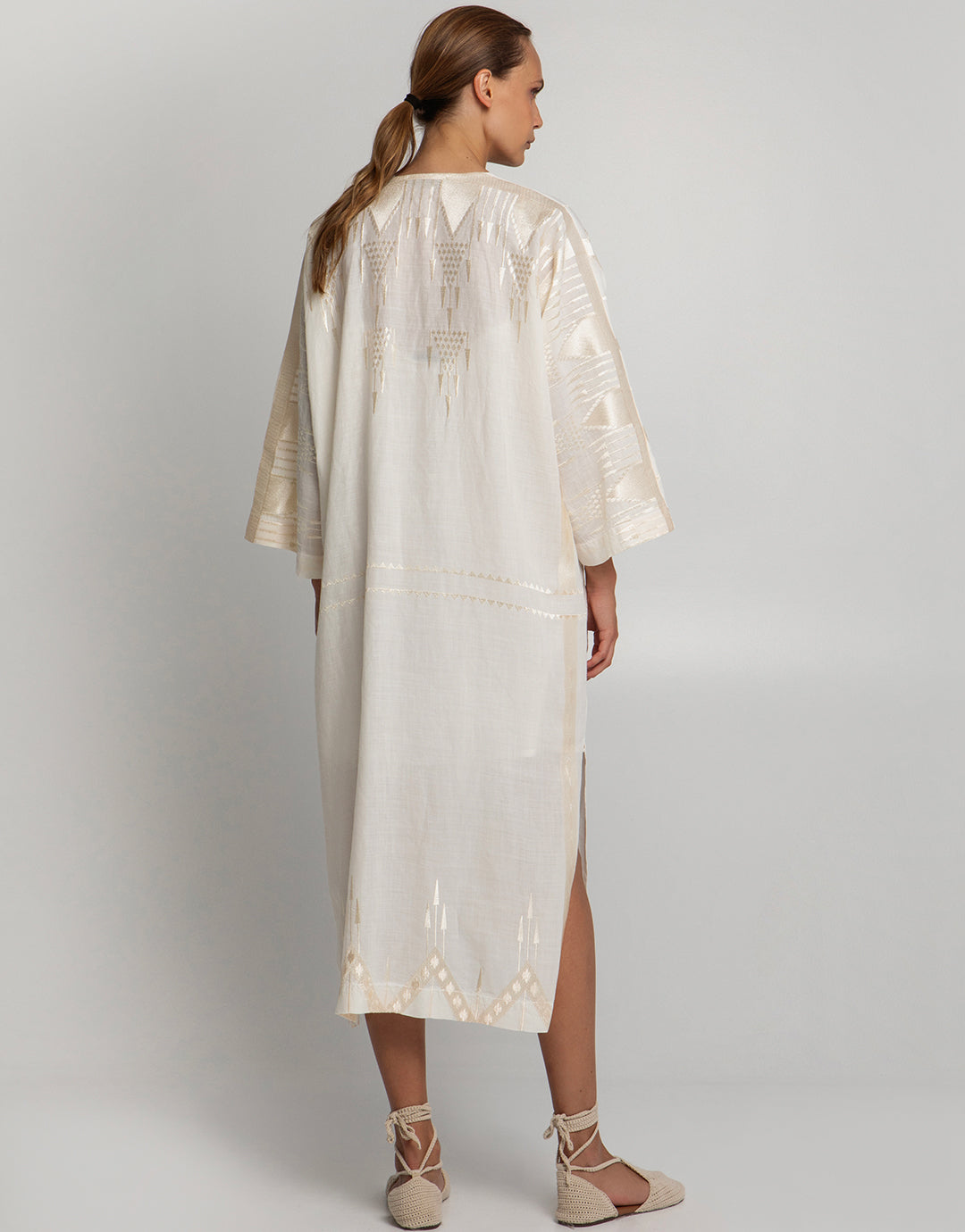 Roots Kimono - Natural and Champagne - Simply Beach UK