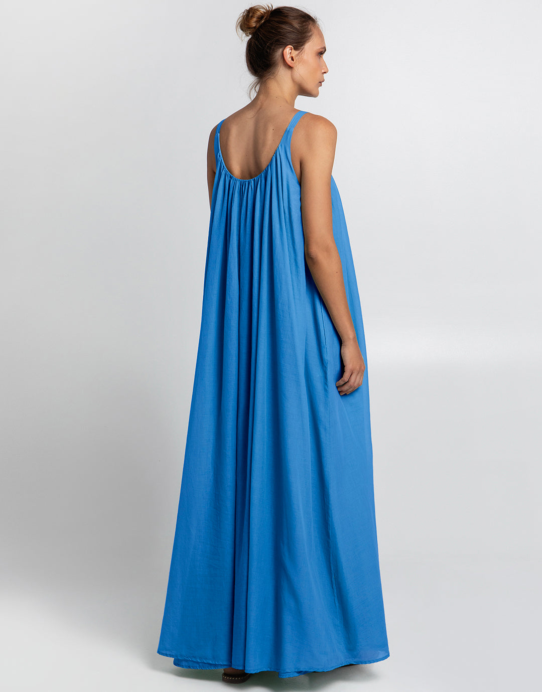 Gathered Maxi Dress - Blue Raf - Simply Beach UK