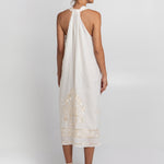 Crete Midi Dress - Natural and Champagne - Simply Beach UK