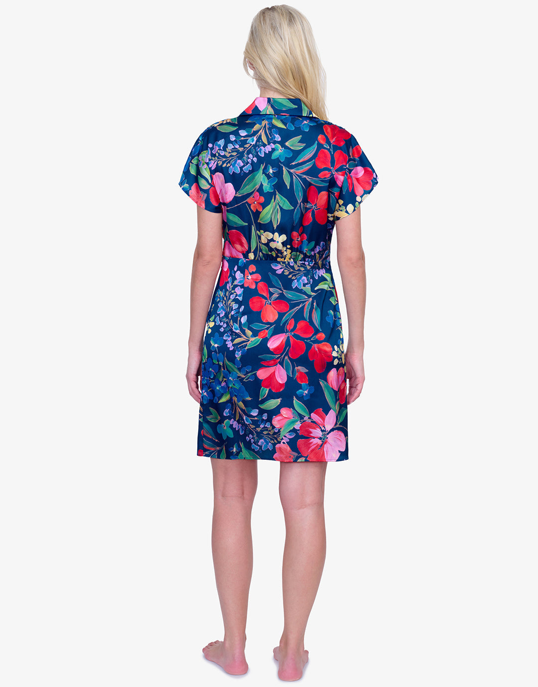 Garden Dream Beach Dress - Multi Navy - Simply Beach UK