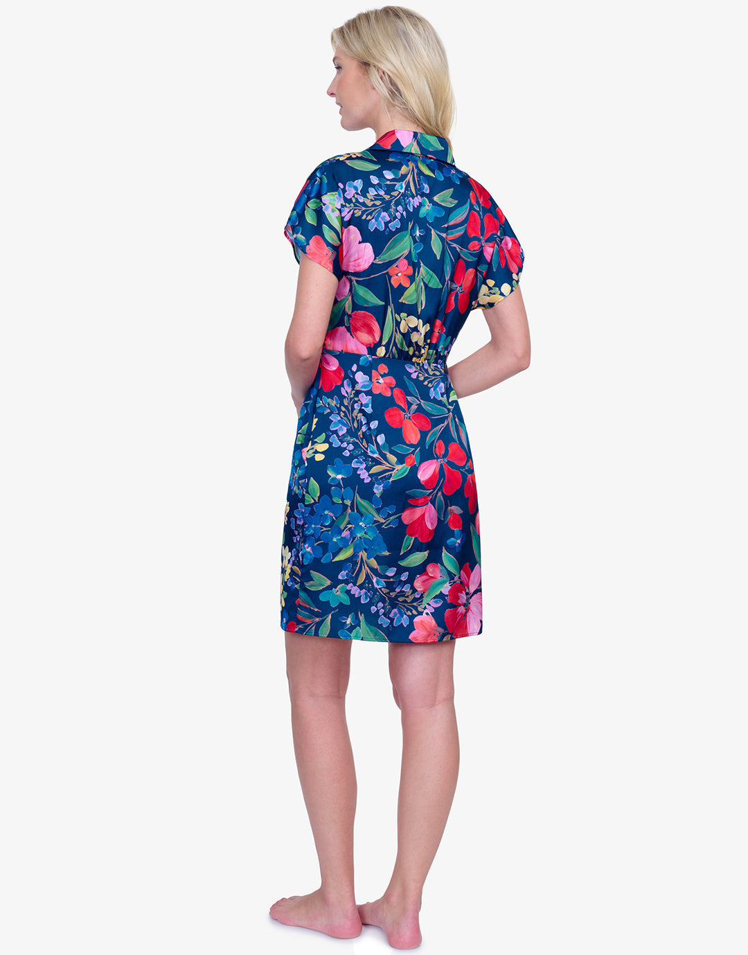 Garden Dream Beach Dress - Multi Navy - Simply Beach UK