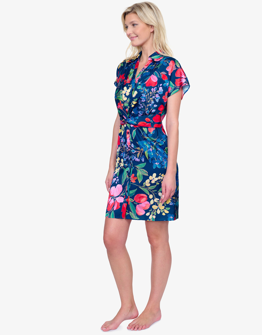 Garden Dream Beach Dress - Multi Navy - Simply Beach UK