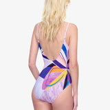 Paradiso Round Neck Swimsuit - Multi - Simply Beach UK