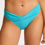 Collective Twist Band Hipster Bikini Pant - Atoll Blue - Simply Beach UK