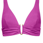 Honesty Banded Bikini Top - Violet - Simply Beach UK