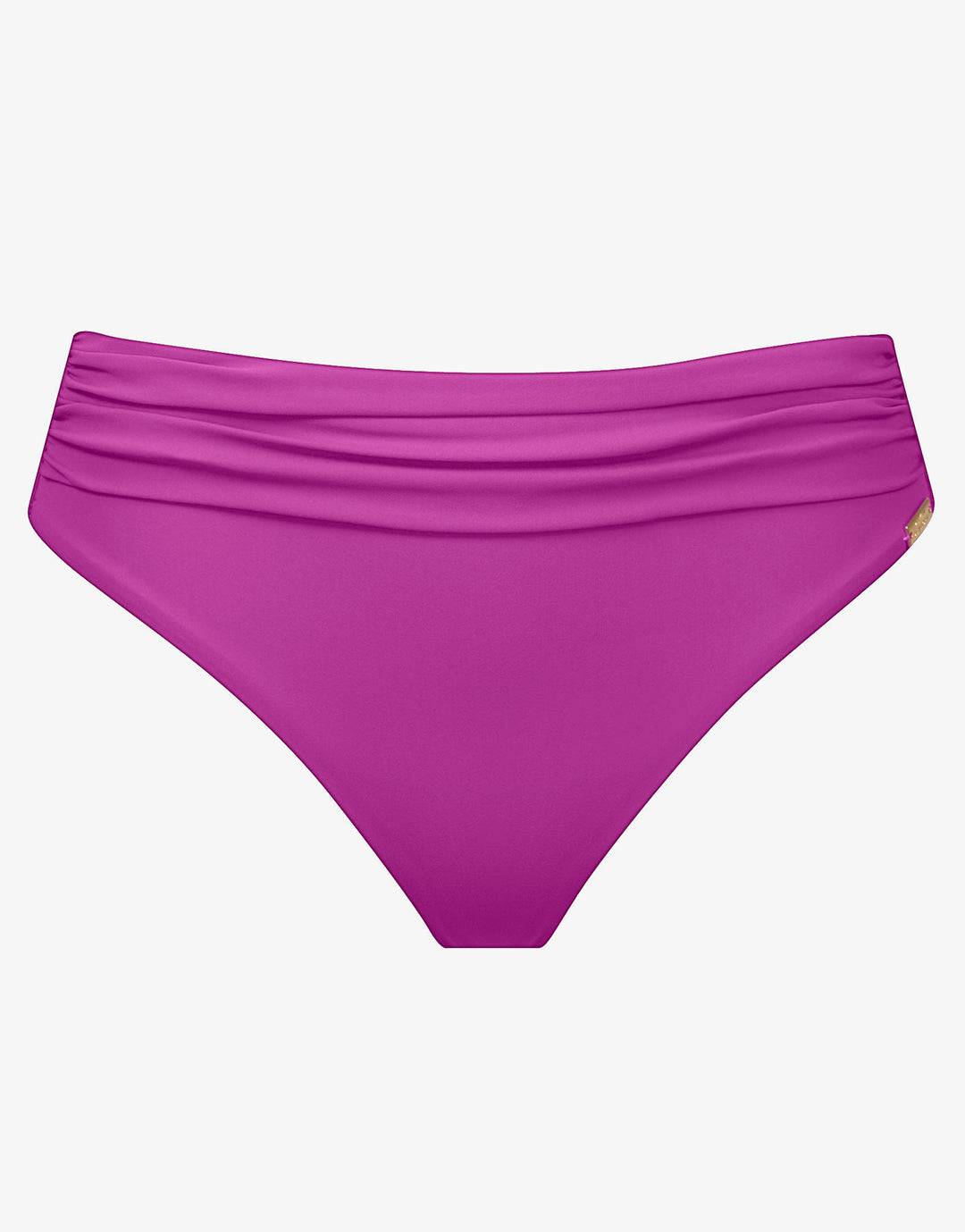 Honesty Gathered Band Bikini Pant - Violet - Simply Beach UK