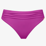 Honesty Gathered Band Bikini Pant - Violet - Simply Beach UK