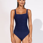 Elements Square Neck Swimsuit - Indigo - Simply Beach UK