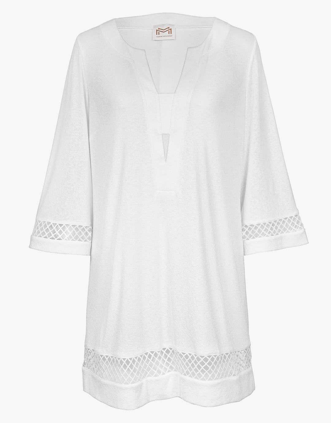 Midi Tunic - Silk White - Simply Beach UK