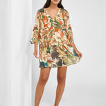 Hypnotic Tunic - Sepia Leaves - Simply Beach UK