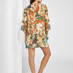 Hypnotic Tunic - Sepia Leaves - Simply Beach UK