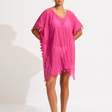 Amnesia Kaftan - Hot Pink - Simply Beach UK