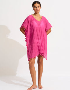 Amnesia Kaftan - Hot Pink - Simply Beach UK