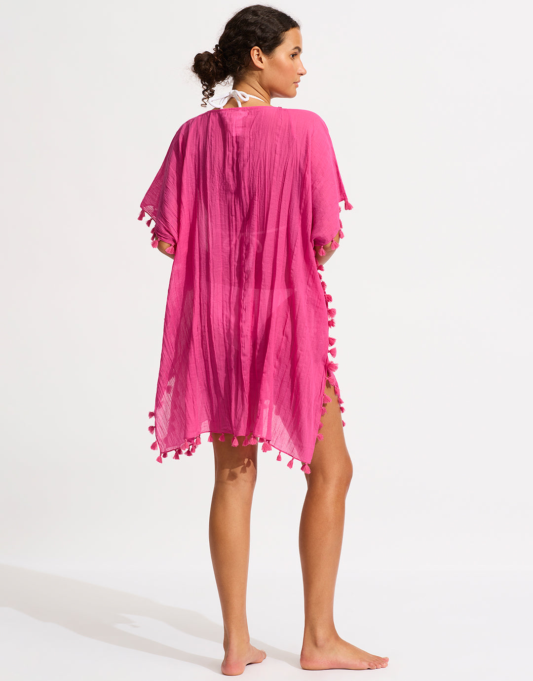 Amnesia Kaftan - Hot Pink - Simply Beach UK