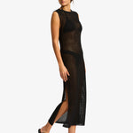 Beach Edit Maxi Knit Dress - Black - Simply Beach UK