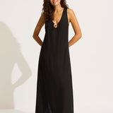 Palermo Keyhole Maxi Dress - Black - Simply Beach UK