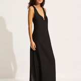 Palermo Keyhole Maxi Dress - Black - Simply Beach UK