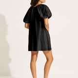 Mini Babydoll Beach Dress - Black - Simply Beach UK