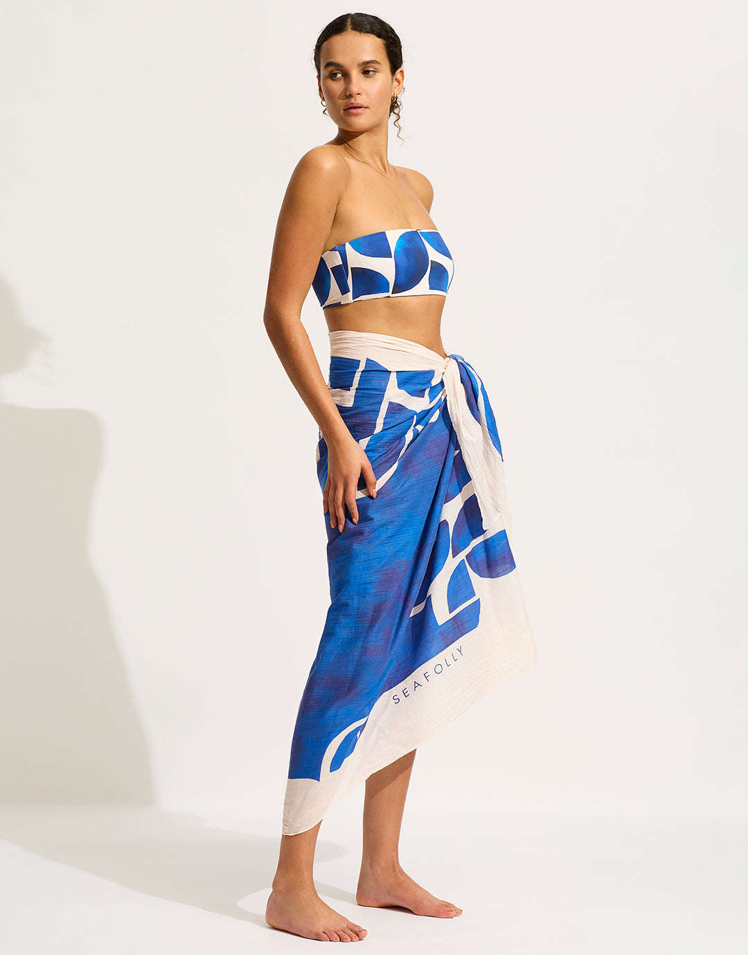 Sunray Sarong - Ultramarine - Simply Beach UK