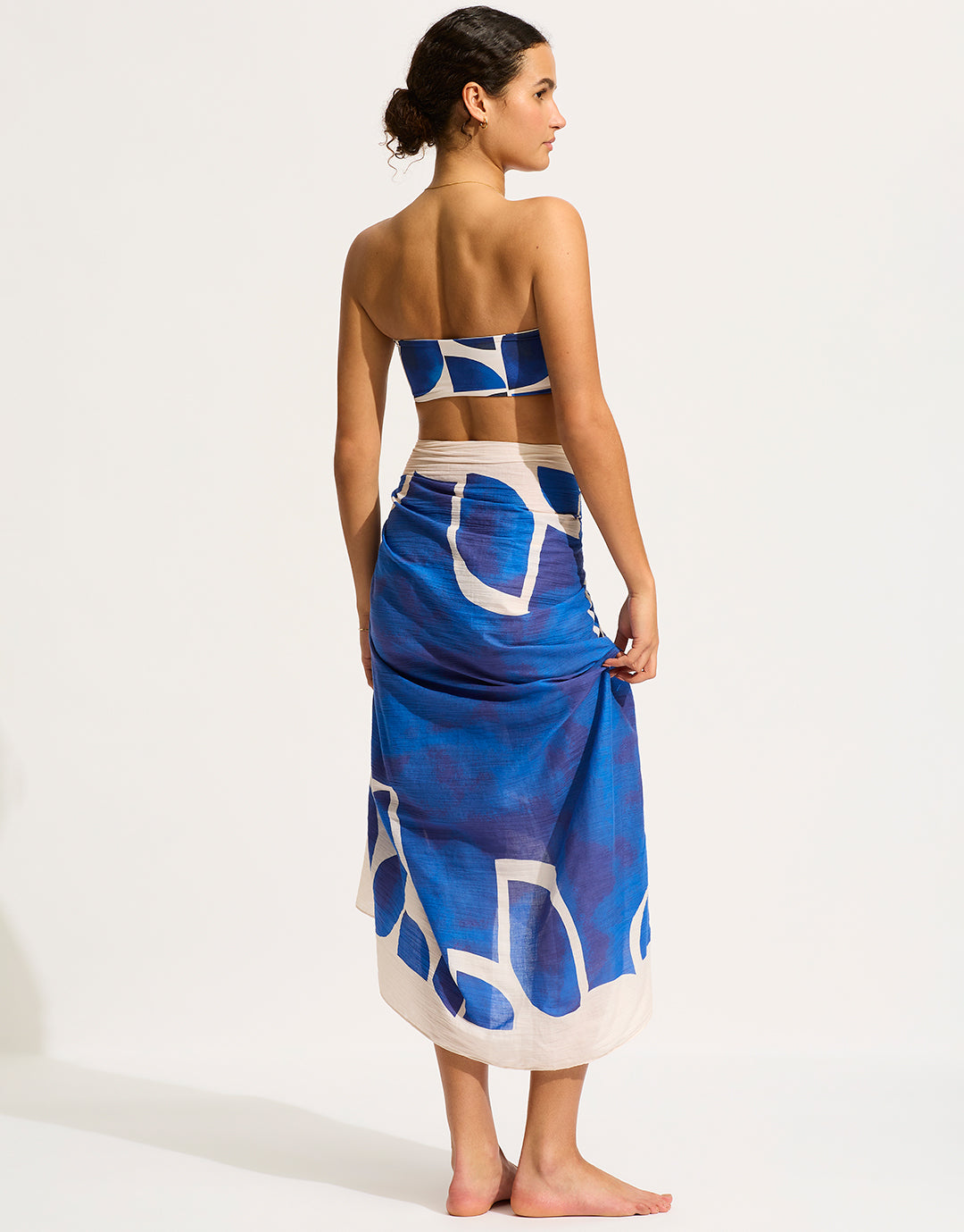 Sunray Sarong - Ultramarine - Simply Beach UK