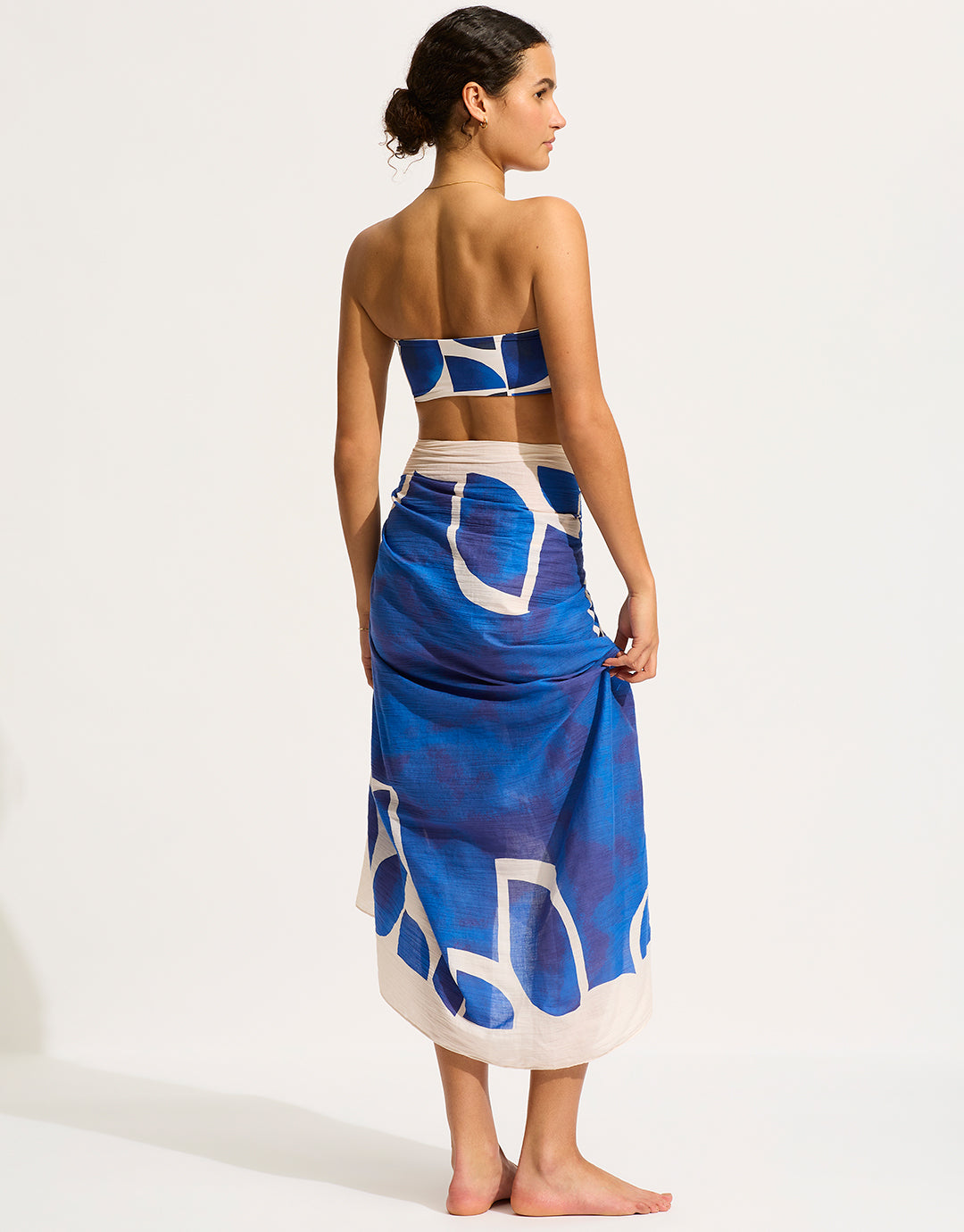 Sunray Sarong - Ultramarine - Simply Beach UK