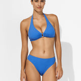 The Core Halter Bikini Top - Sky Blue - Simply Beach UK