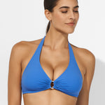 The Core Halter Bikini Top - Sky Blue - Simply Beach UK