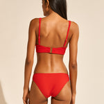 The Bloom Bikini Pant - Radiant Red - Simply Beach UK