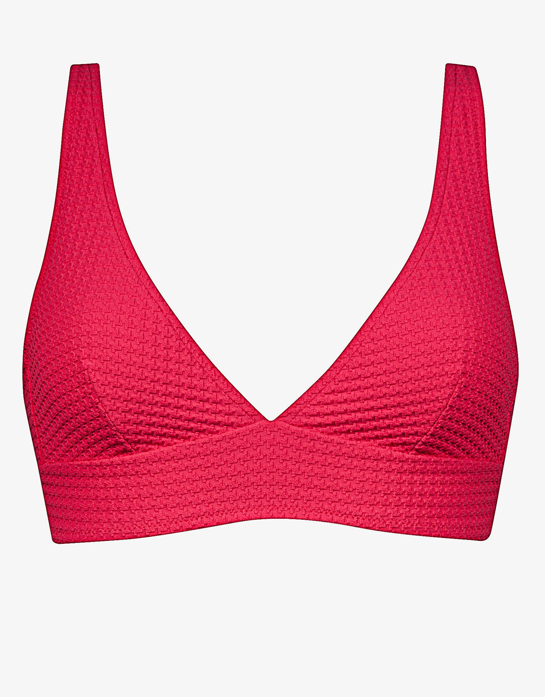 The Bloom Bralette Bikini Top - Radiant Red - Simply Beach UK