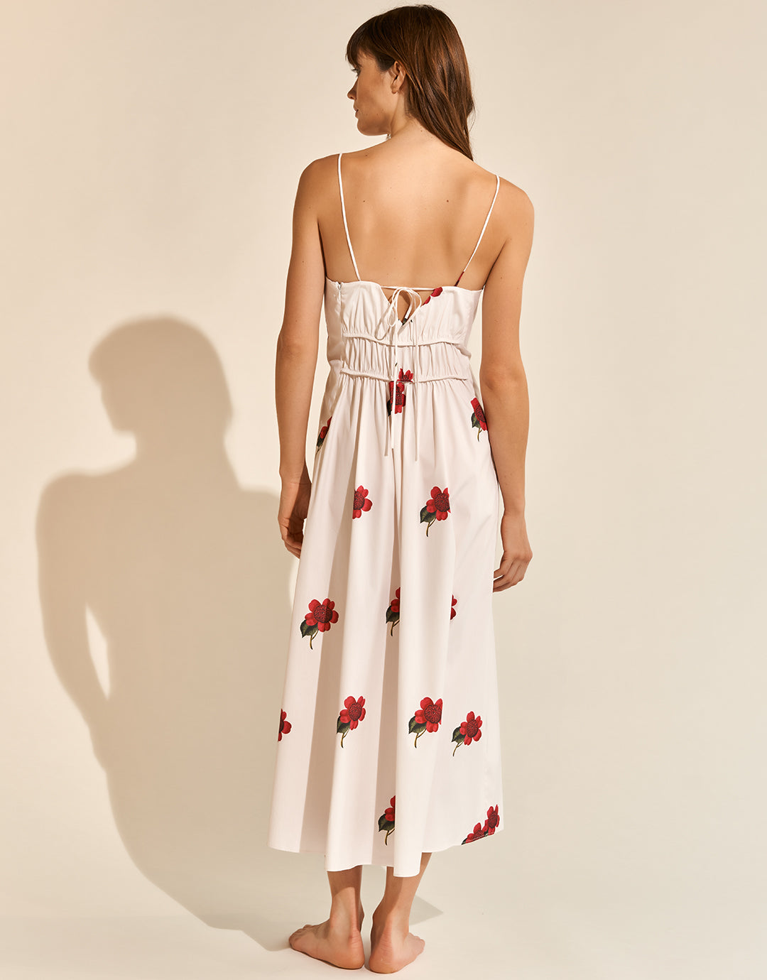 The Bloom Dress - White Red - Simply Beach UK