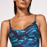 Sanctuary Ruched Underwired Swimsuit - Lagoon - Simply Beach UK