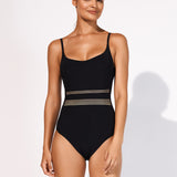 Stratum Underwired Swimsuit - Black Sand - Simply Beach UK