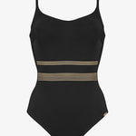 Stratum Underwired Swimsuit - Black Sand - Simply Beach UK